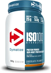 Mejores proteínas whey: Dymatize ISO 100 Hydrolyzed