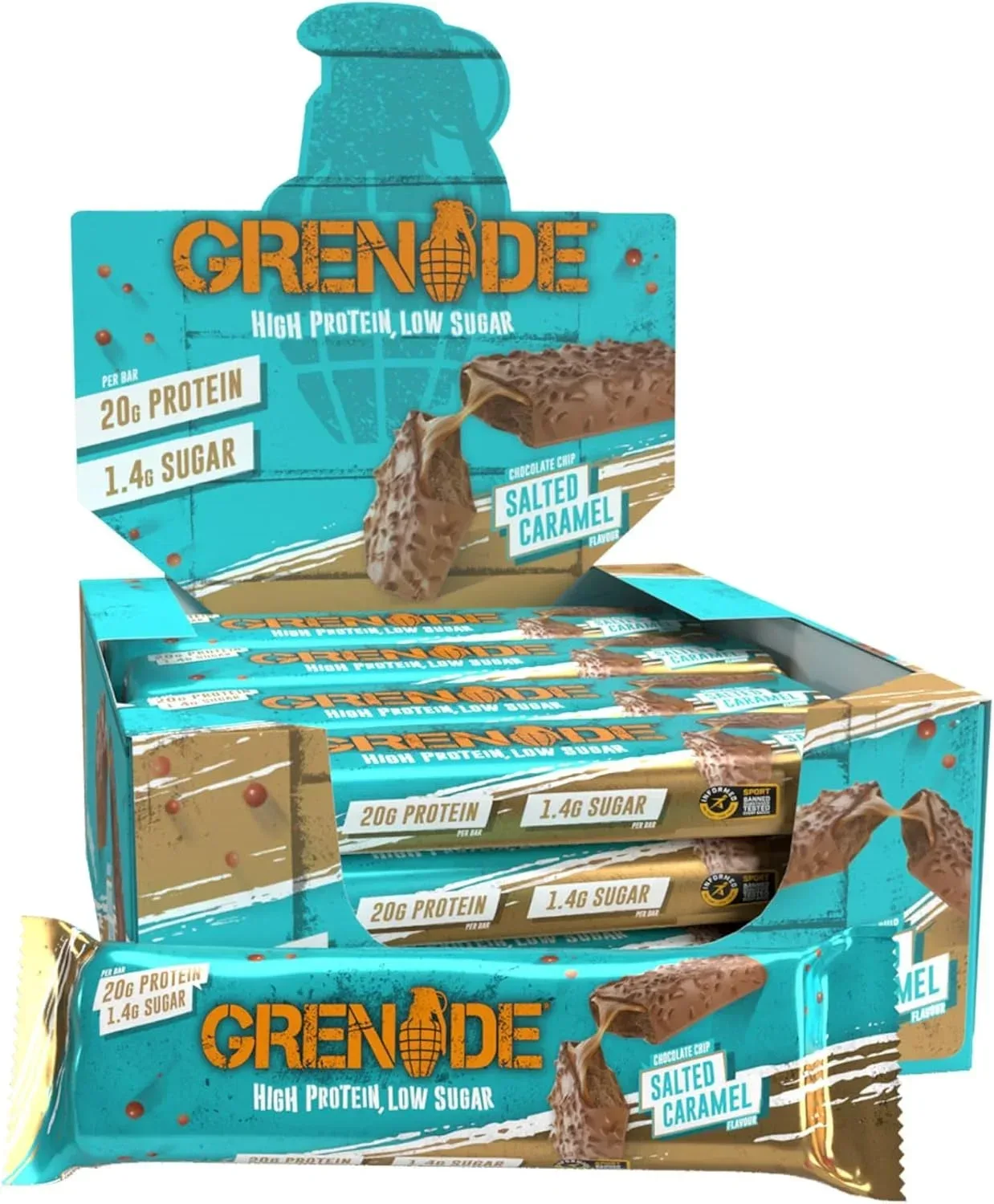 Las mejores barritas proteicas: Grenade High Protein