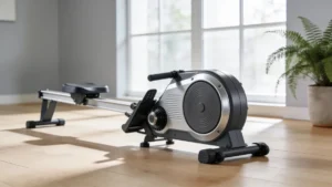 Cecotec Maquina de Remo Plegable DrumFit Rower 5500 en salon moderno
