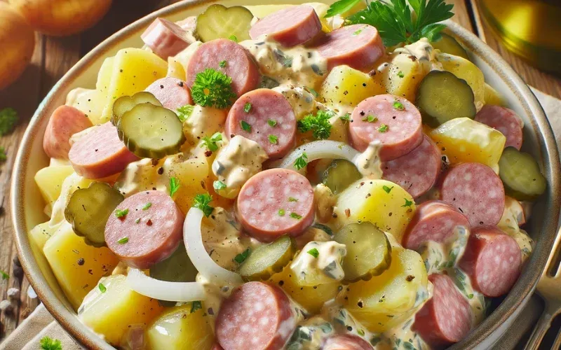 Ensalada Alemana de Patatas y Salchichas, un Viaje de Sabores