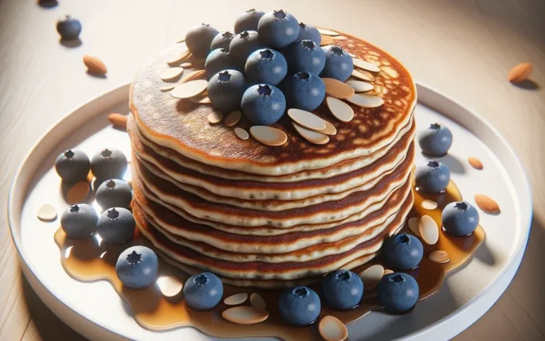 Panqueques de Almendra y Arándanos