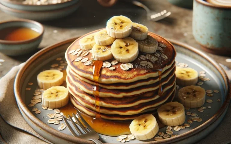 Receta de Pancakes de Avena y Plátano