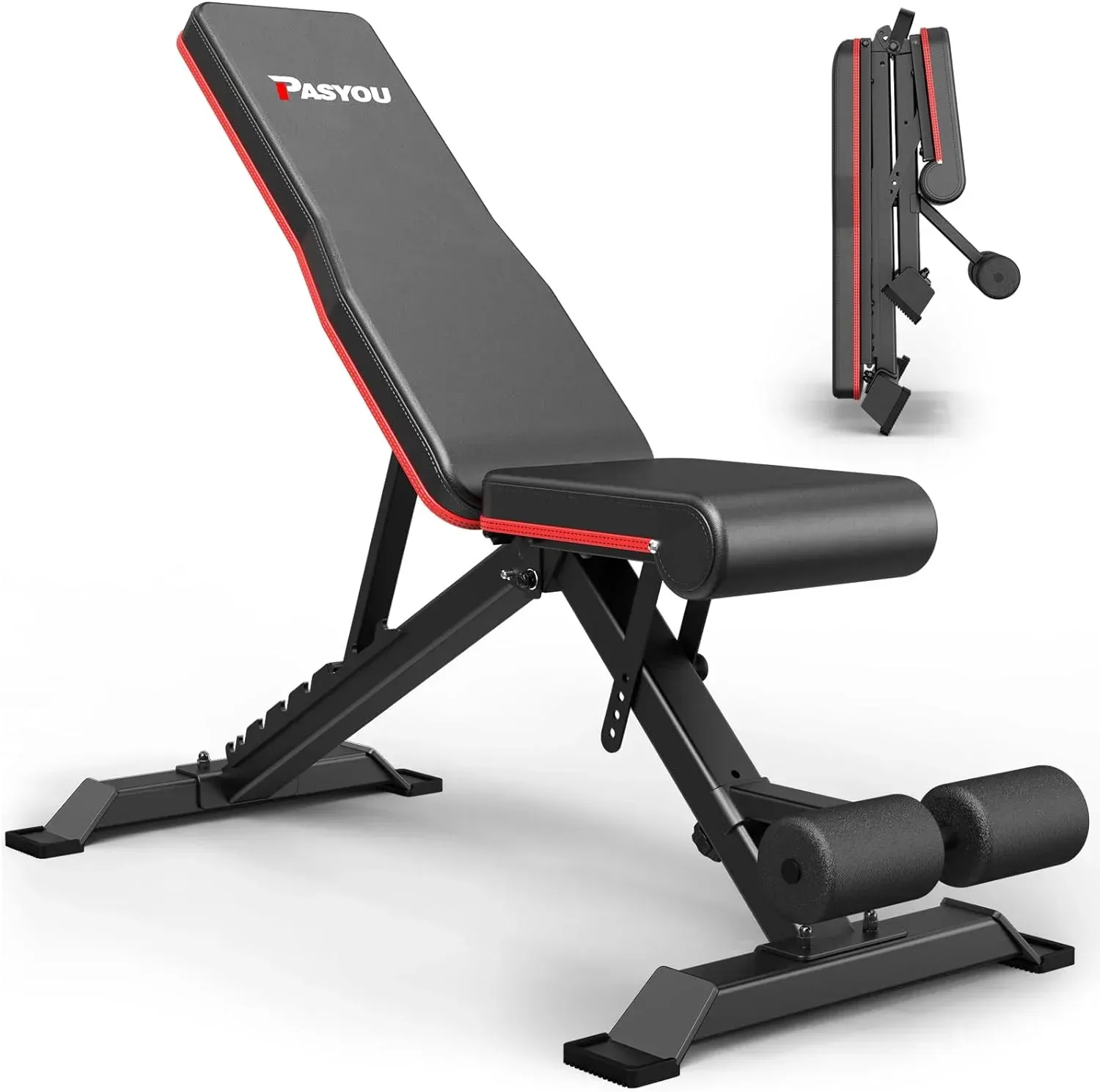 PASYOU banco de pesas plegable
