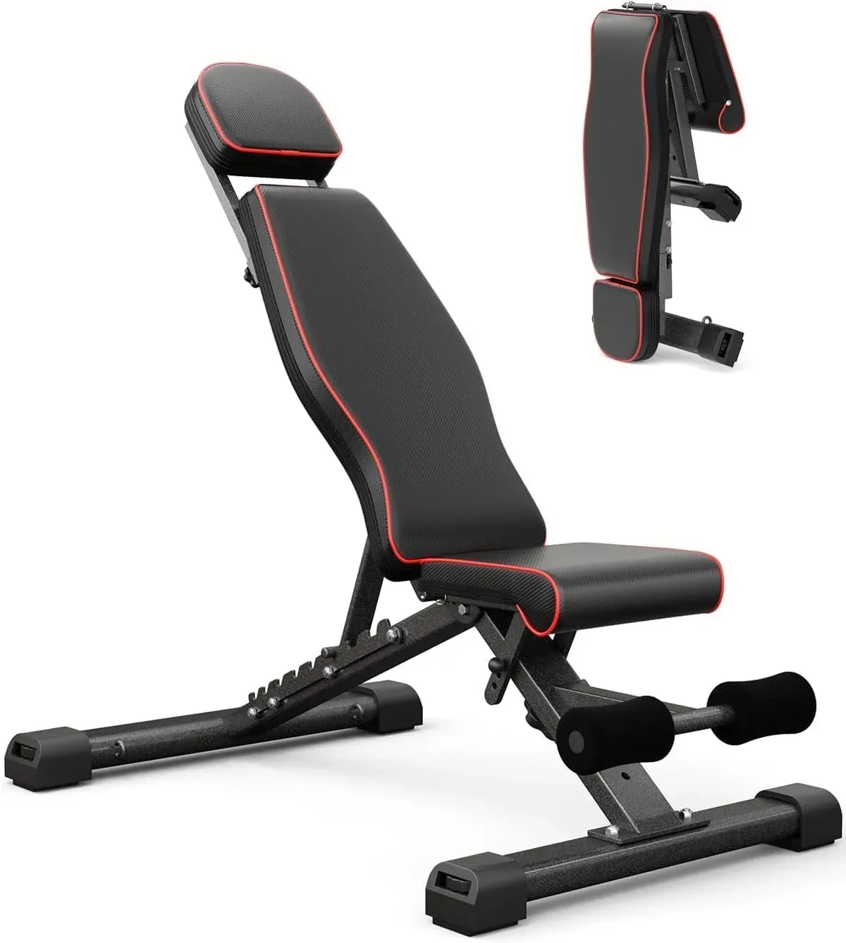 YOLEO banco de pesas ajustable utilidad plegable (1)