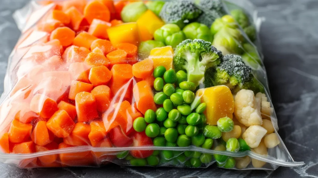 Tres alimentos procesados que sí son saludables: verduras congeladas 