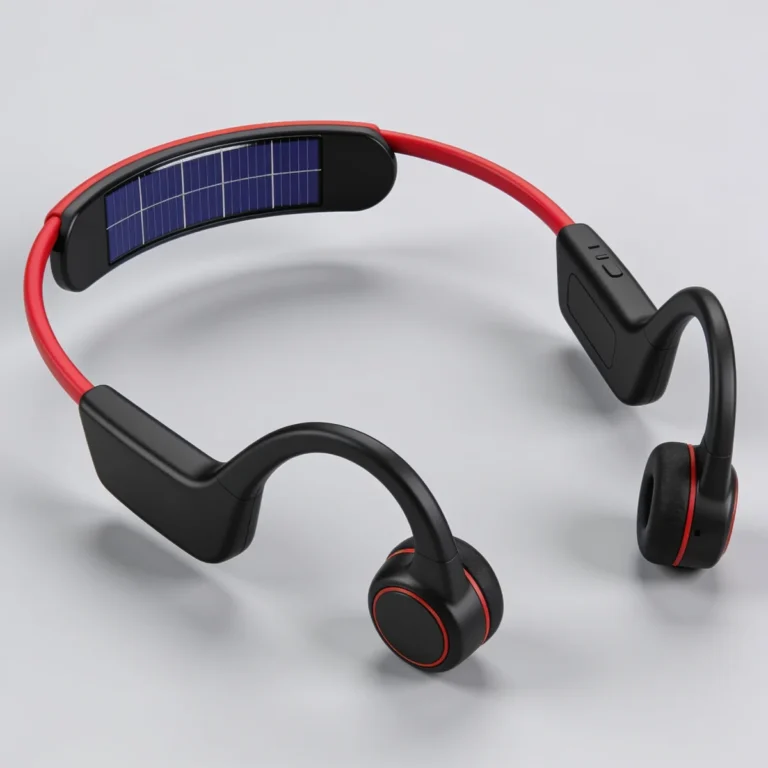 Auriculares deportivos Philips TAA6219BK con panel solar PowerFoyle en la diadema