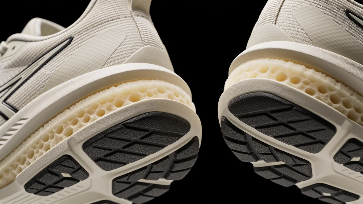 Las mejores zapatillas de running de 2026 Detalle de la amortiguación y la suela de unas zapatillas de running 2026