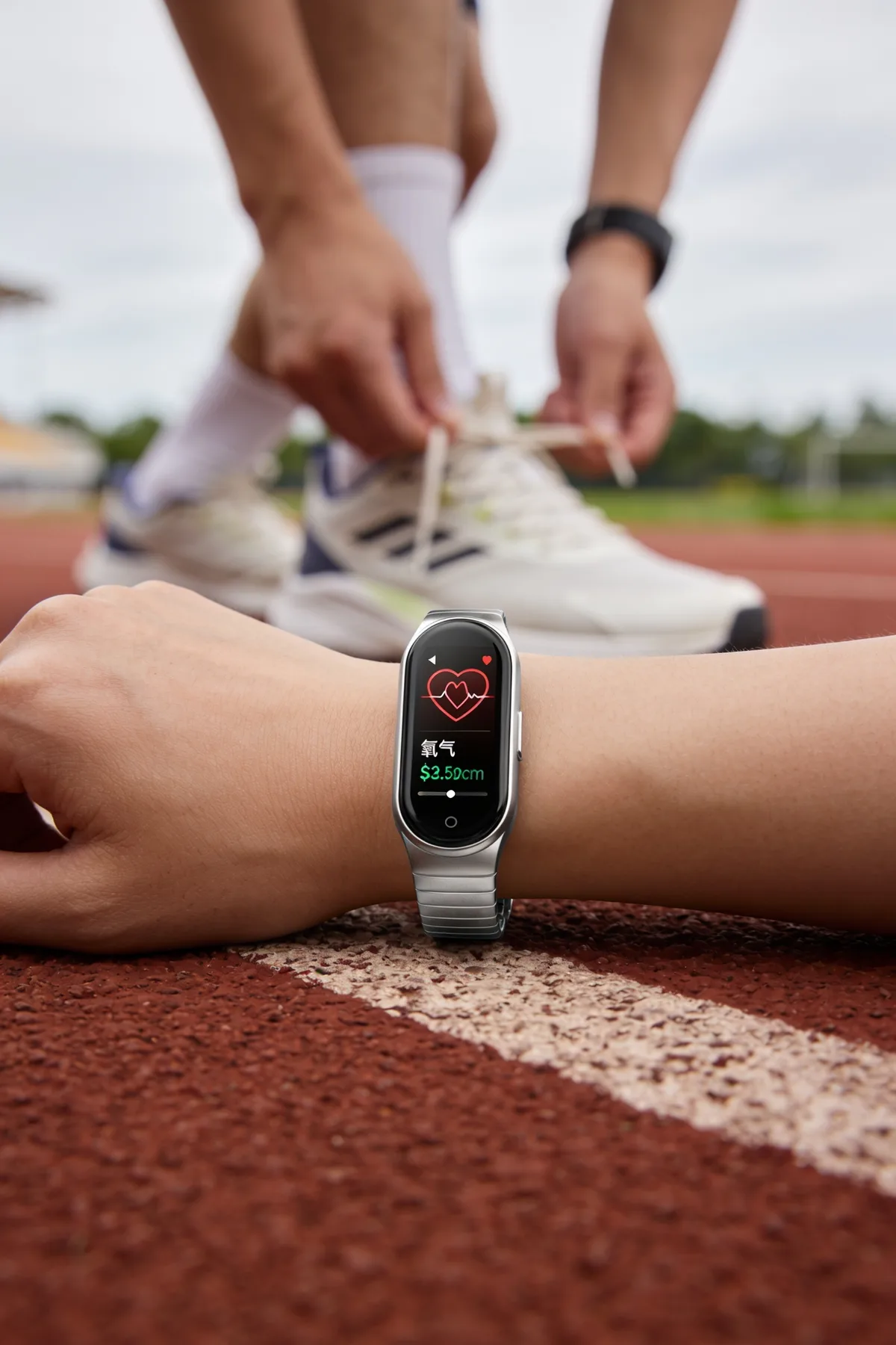 Huawei Band 10 con carcasa de aluminio, ideal para entrenar al aire libre