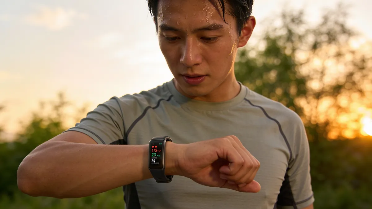 Comprobando la frecuencia cardíaca en la Xiaomi Smart Band 10 tras salir a correr