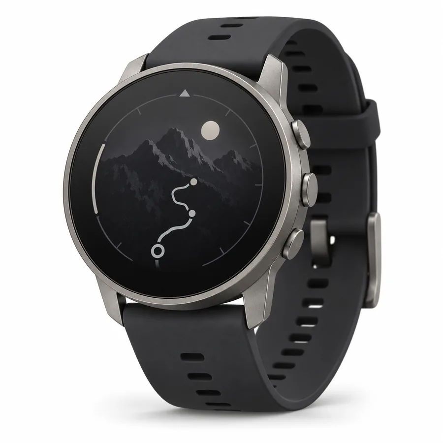 Suunto 9 Peak Pro reloj deportivo de titanio recreación IA