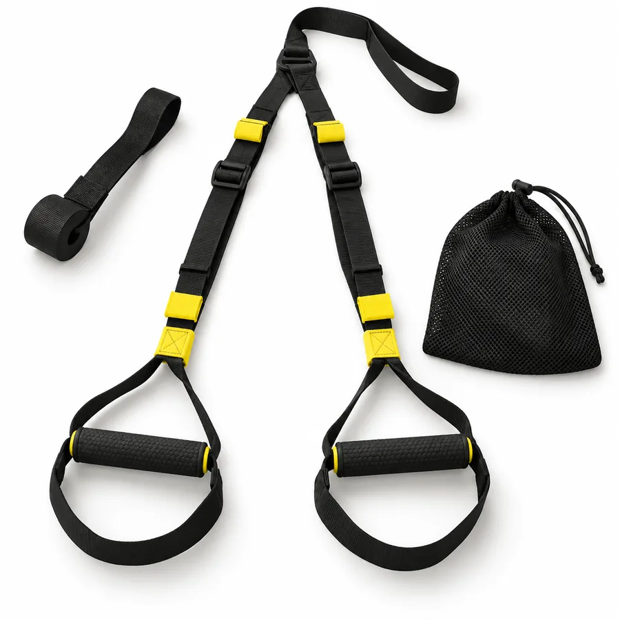 TRX GO sistema de entrenamiento en suspensión recreación IA