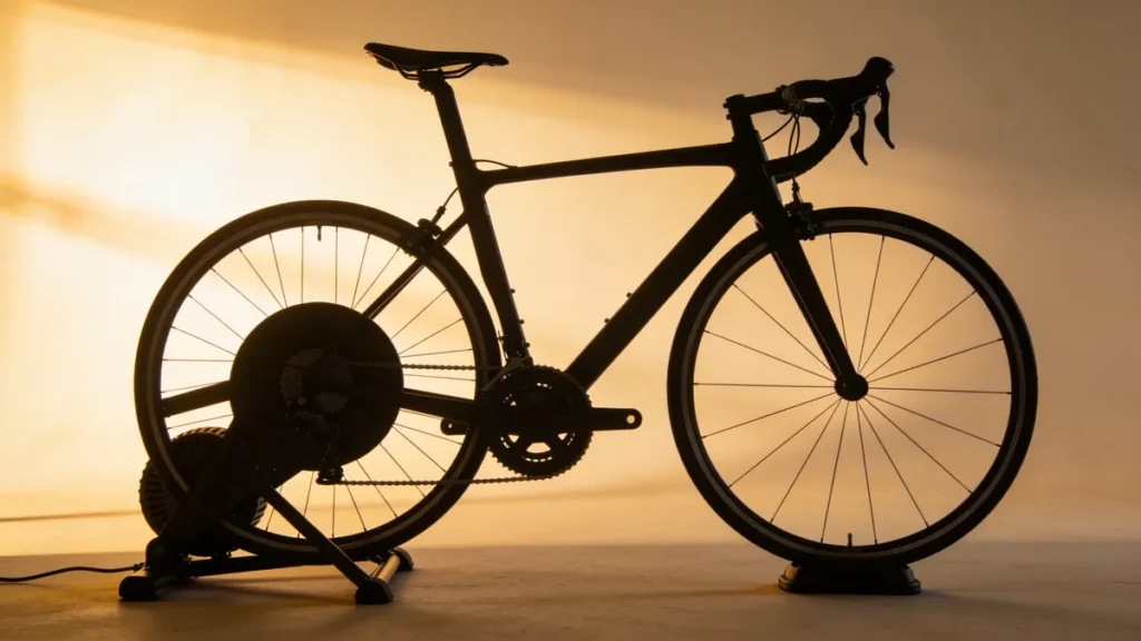 Bicicleta genérica ilustrativa sobre bicarbonato sódico y HIIT en ciclistas