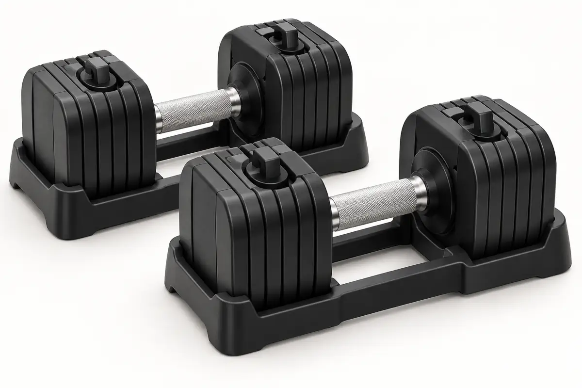 DH FitLife mancuernas ajustables 3-24 kg recreación IA