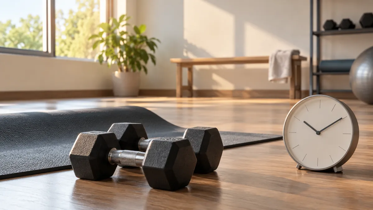 Material de fuerza sin marca para mejor hora para entrenar fuerza en mayores